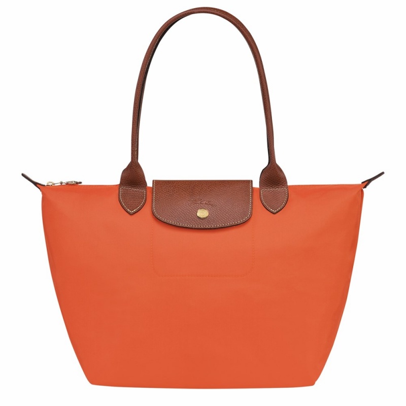 Orange Longchamp Le Pliage Original M Women's Shoulder Bags